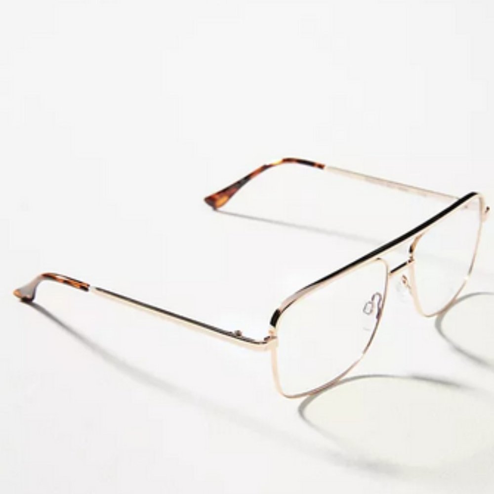 Quay Poster Boy Mini Blue Light Glasses Nwot Gem